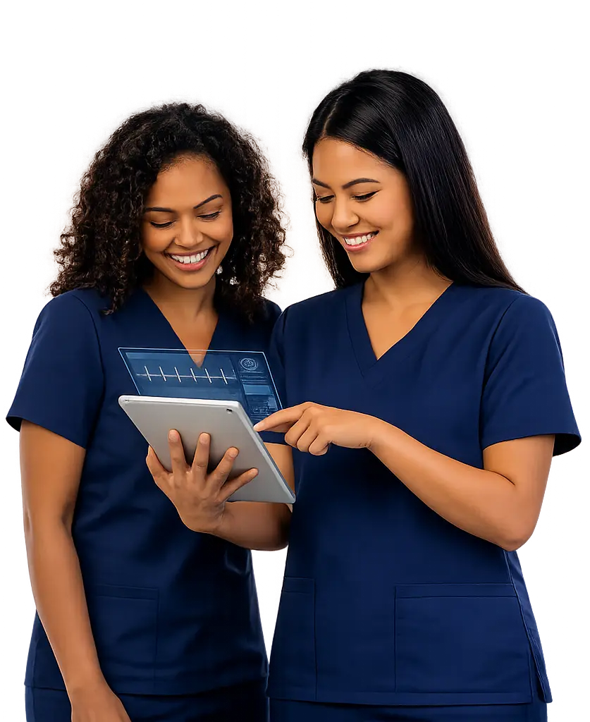 Medical virtual assistant providing administrative support using tablet